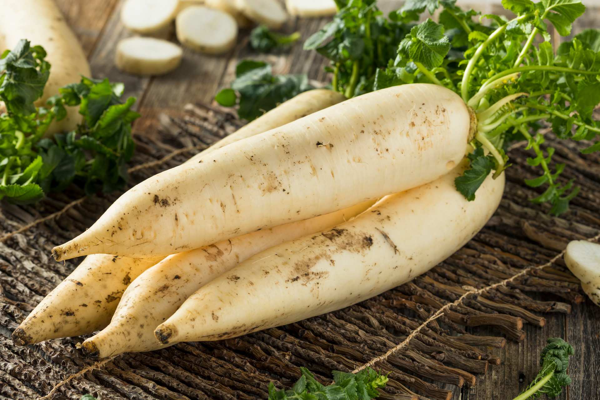 raw white daikon radish ©iStock