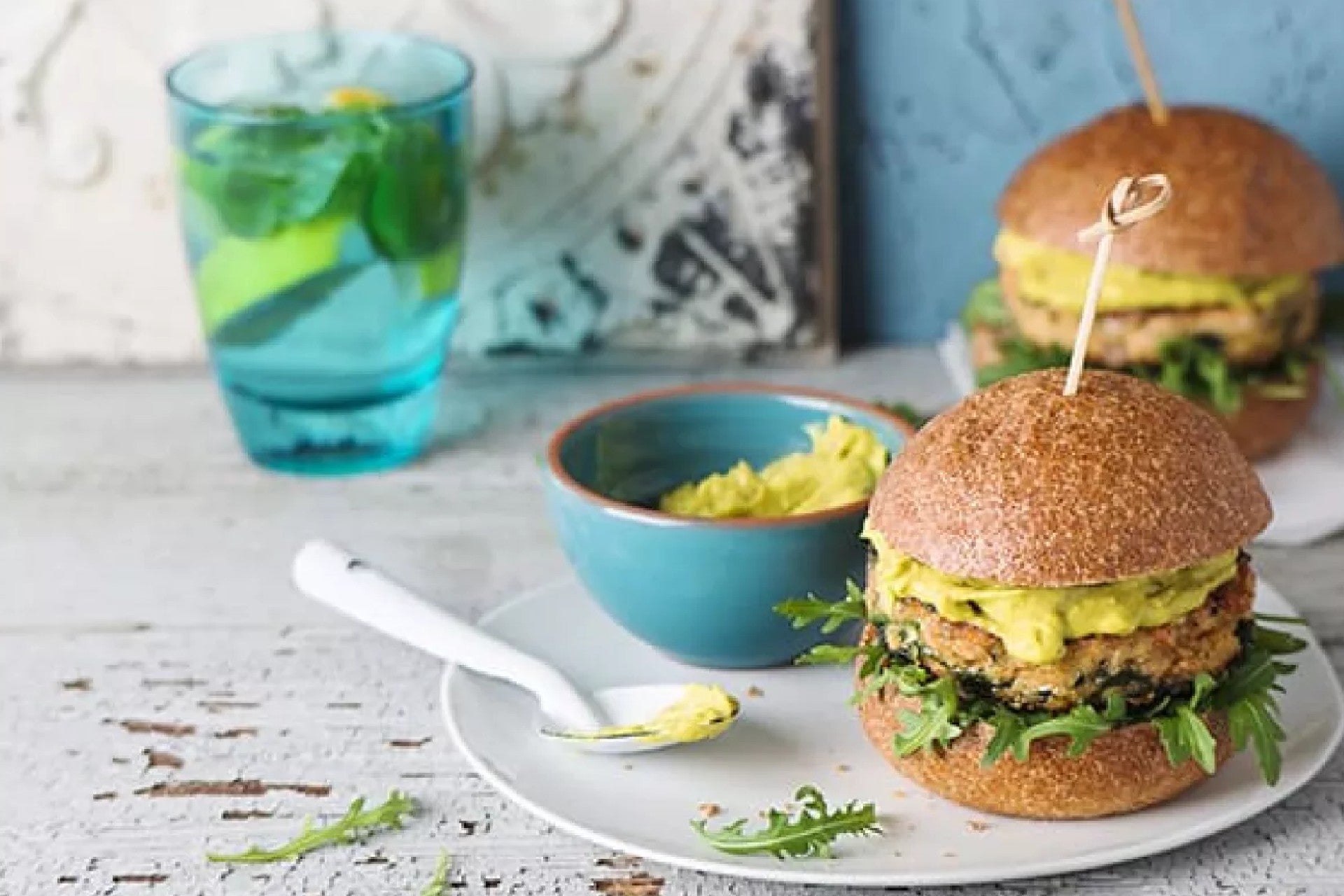 salmon burger