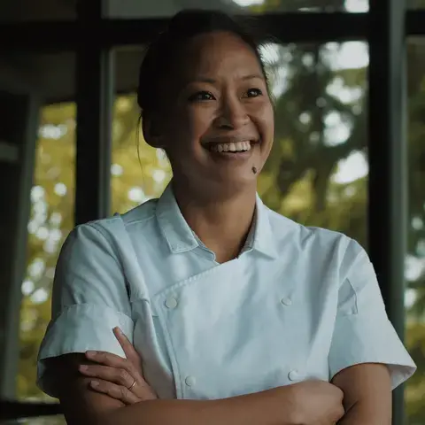 Chef Aisha Ibrahim at Canlis.