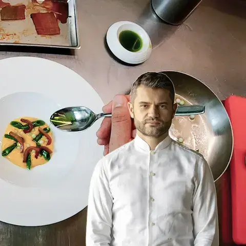 Through the eyes of the chef Bartolini vegetable carbonara