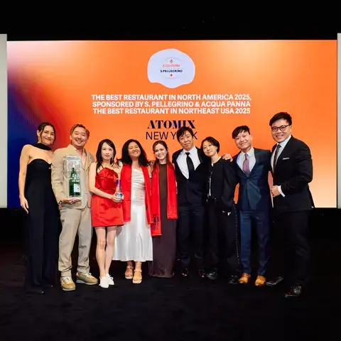 Atomix team at North America's 50 Best Restaurants 2025.