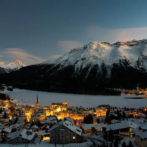St. Moritz paronamic view