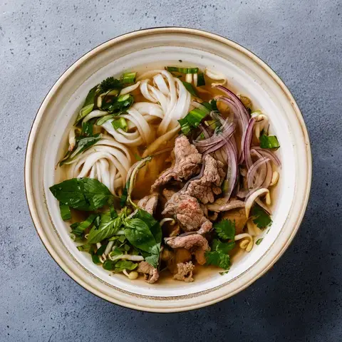 Pho soup.