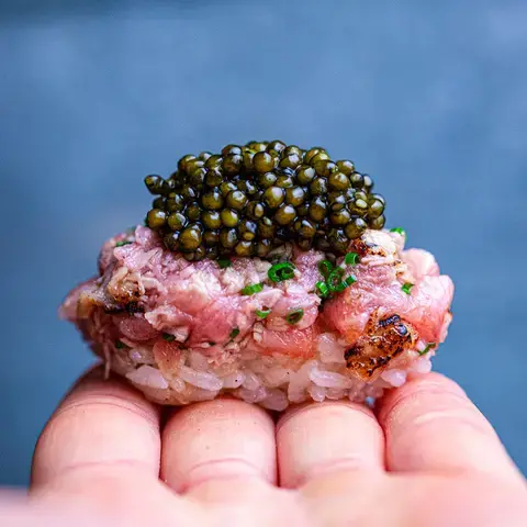 Toro caviar at Royal Izakaya.
