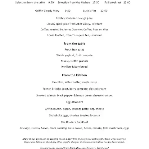 The Felin Fach Griffin