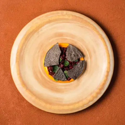 Kol's beetroot tostada.