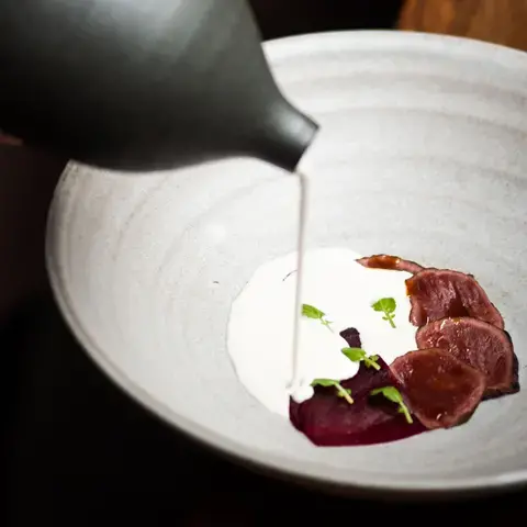 Kol's ox heart aguachile.