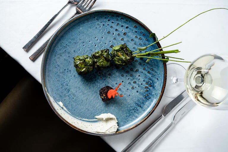 A dish at Benares Indian restaurant in London.