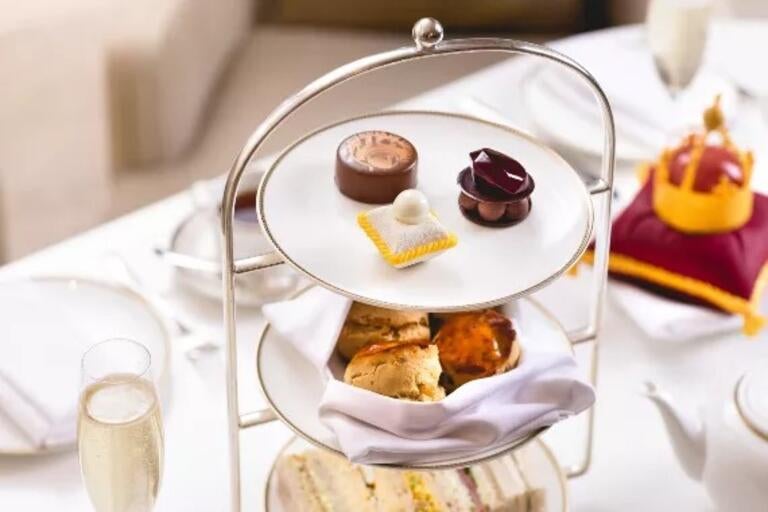 Afternoon tea at The Four Seasons Trinity Square.