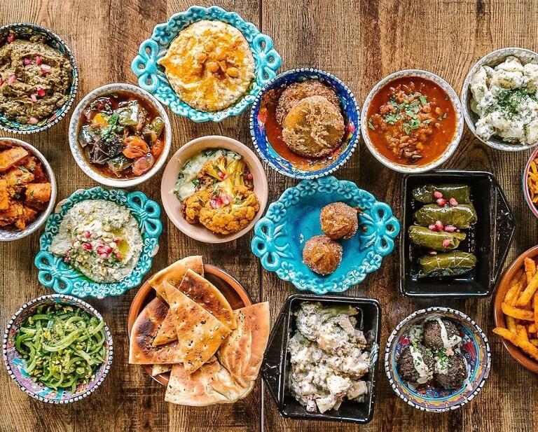 Mezze at Koocha Mezze Bar in Bristol.
