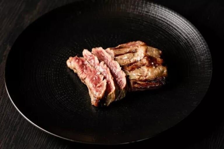 Steak at M Restaurant in London.