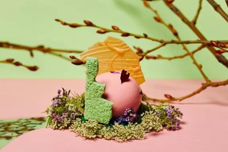 A colourful sweet at Rosewood London.