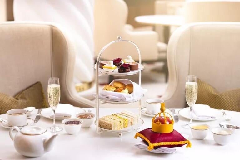 Afternoon tea at Shangri-La The Shard in London.