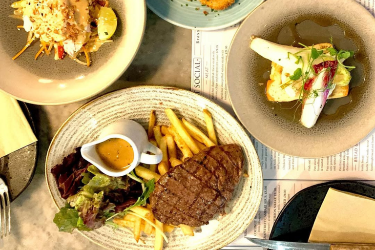 Steak, chips and sides at Hanover Street Social.