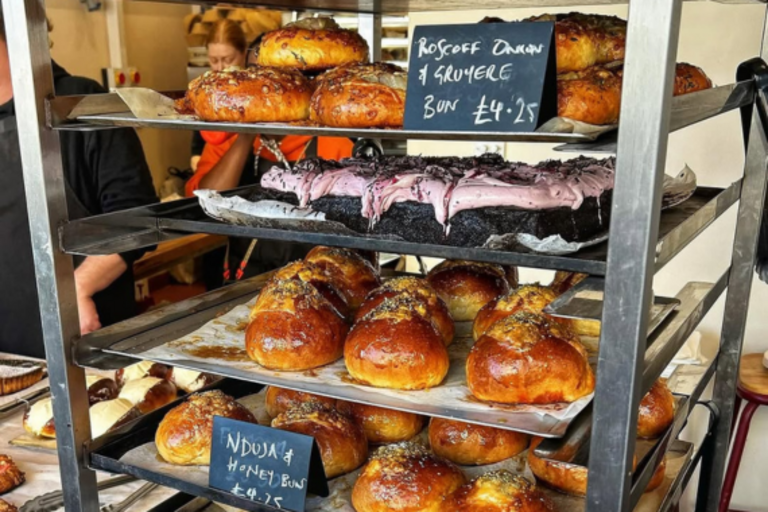 Baked good at Chatsworth Bakehouse in London.