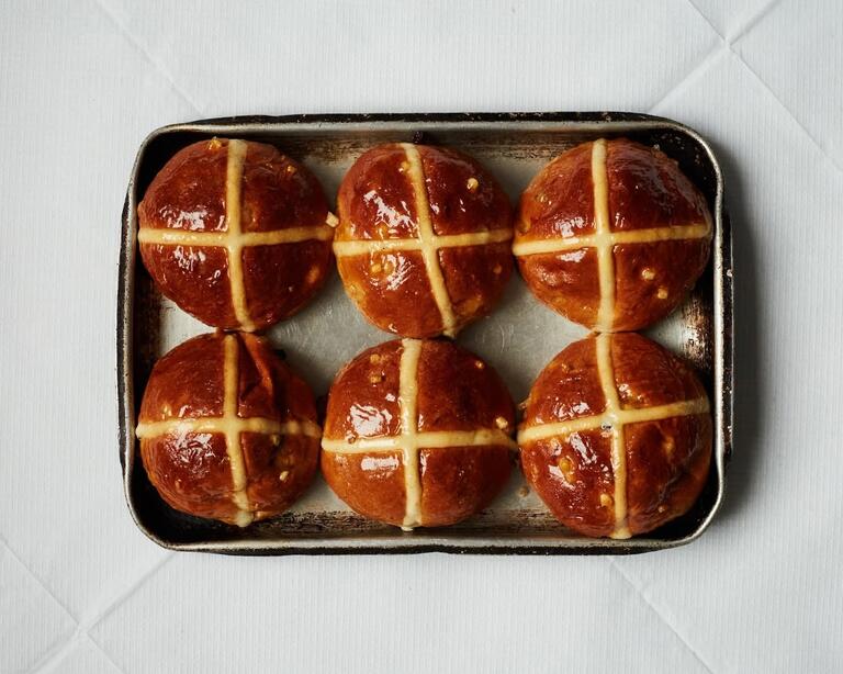 Hot cross buns at St. John.