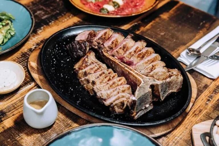 Steak at Macellaio RC in London.