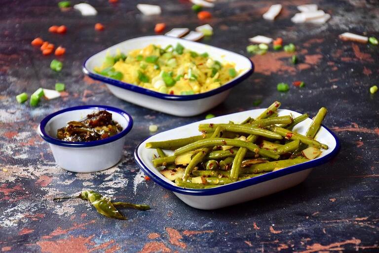 Dishes at The Coconut Tree in Bristol.