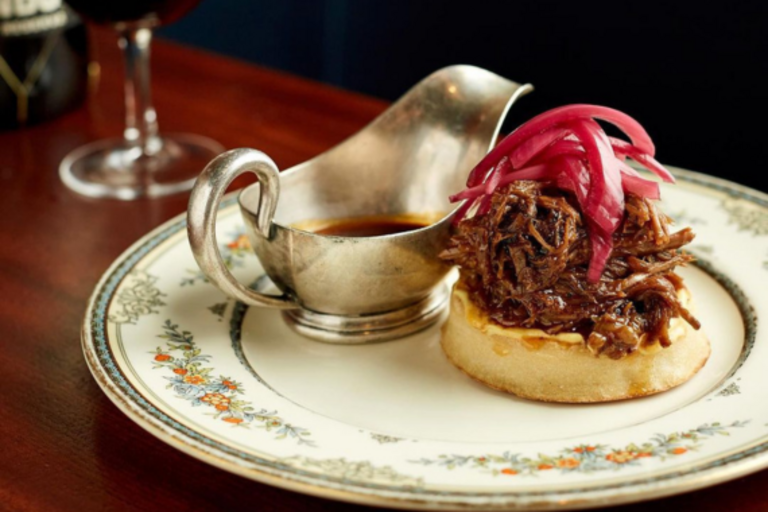 A dish at The Drapers Arms gastropub in London.