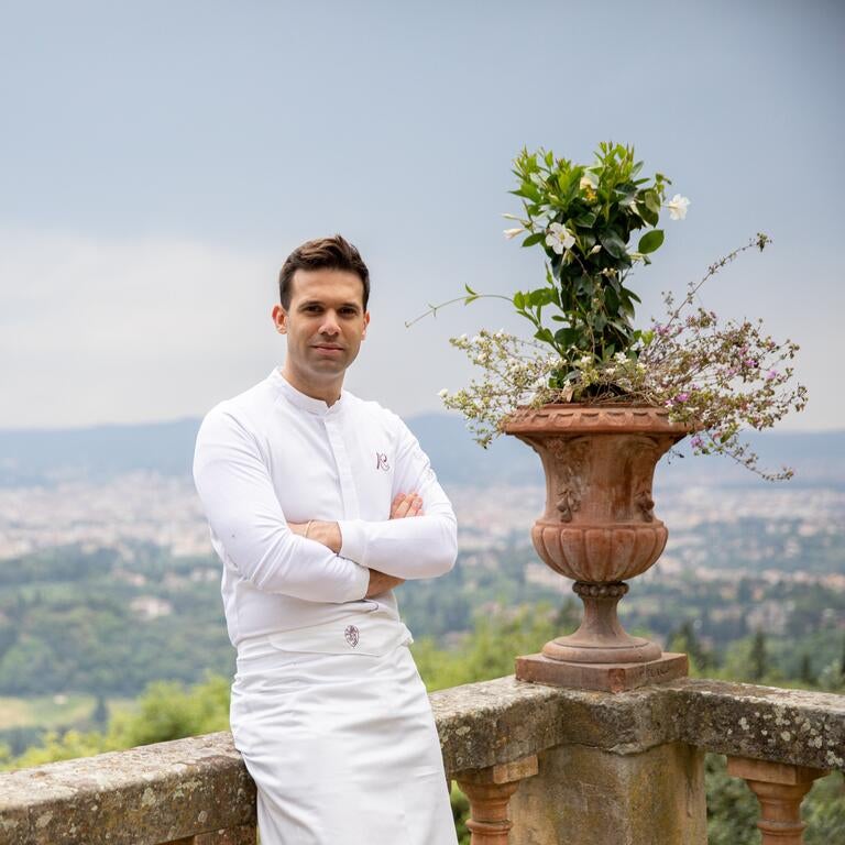 Alessandro Cozzolino at Villa San Michele.