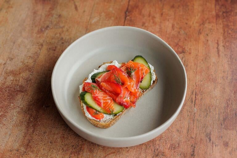Cured trout at Café Cùil on the Isle of Skye.