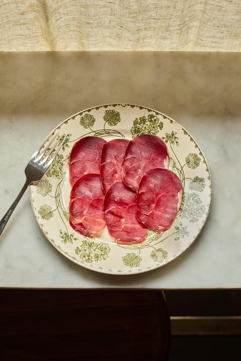 A light charcuterie dish at Camille in London.