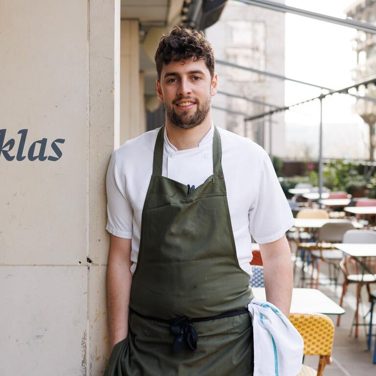 Chef Chris Shaw outside Toklas.