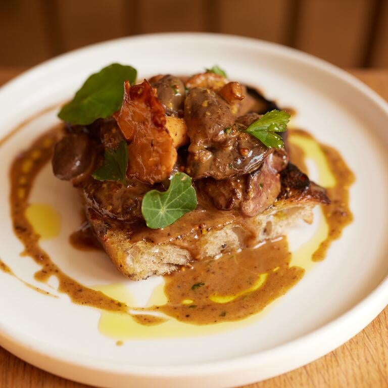 A dish at The Pony Chew Valley.