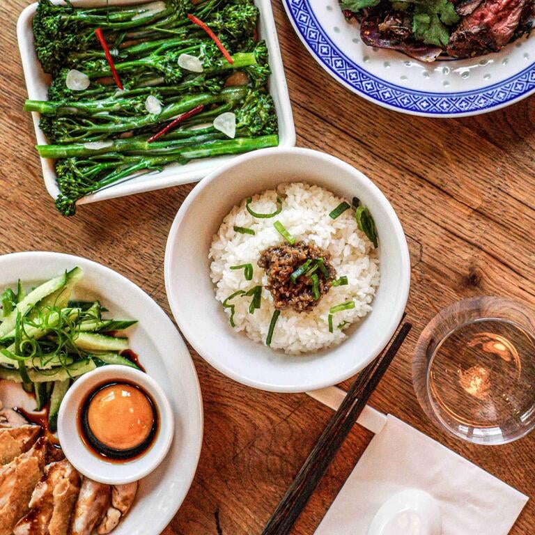 Dishes at Wangs in Bristol.