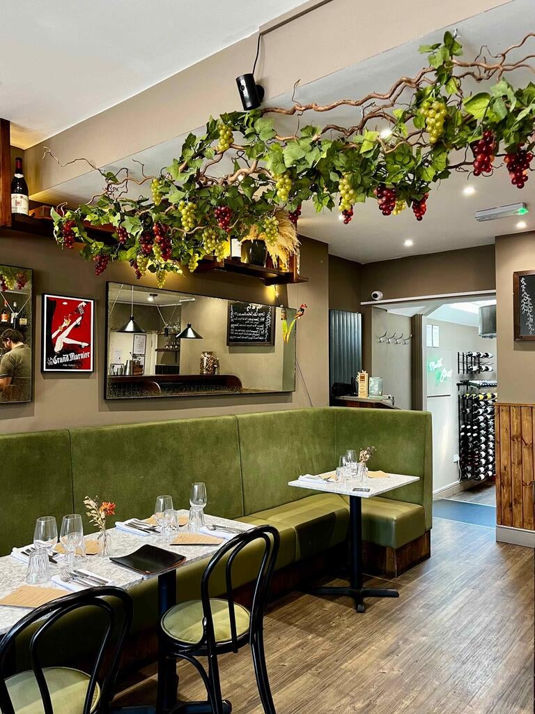 Dining room at Fancett's in Cambridge.