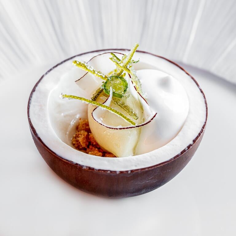 A dish at Midsummer House in Cambridge.