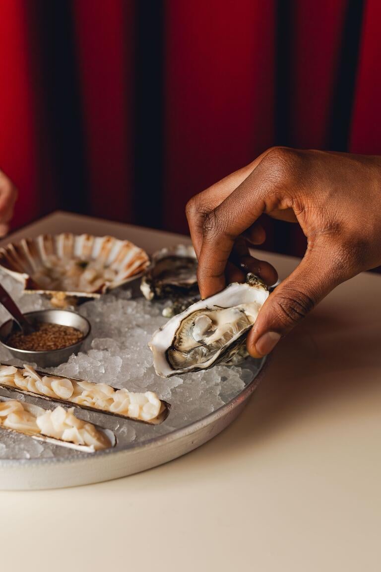 Seafood at Bar Shrimp.