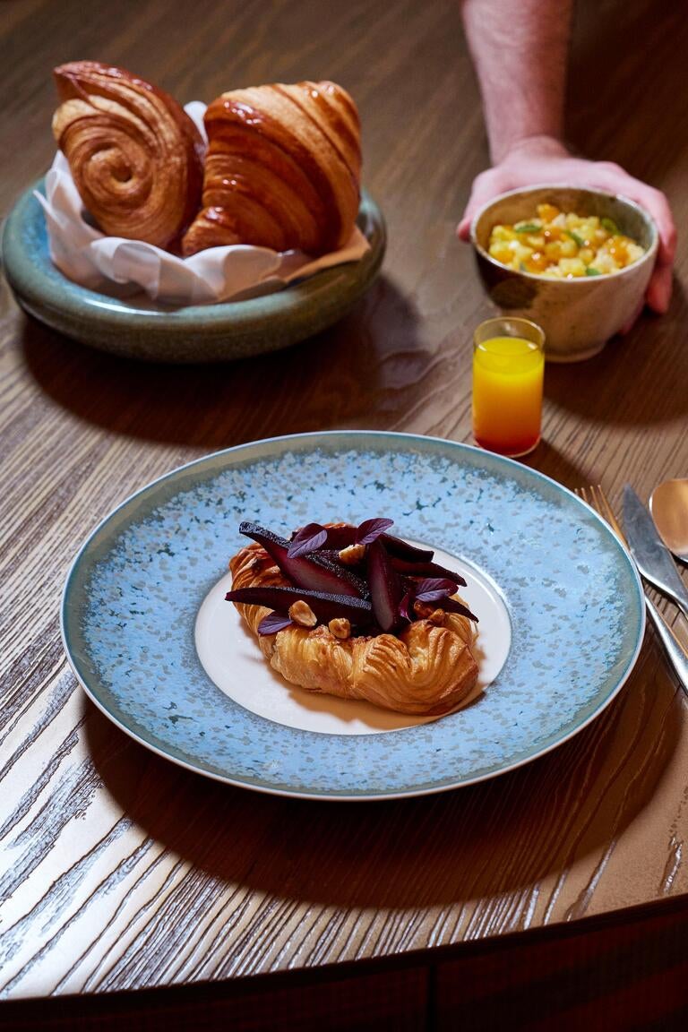 A breakfast course at Pavyllon in London.