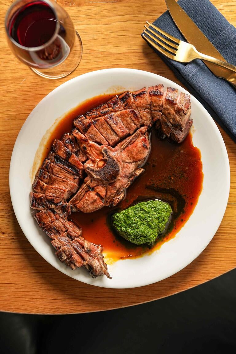 A meat dish at Belzan in Liverpool.