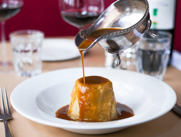 Beef cheek and Guinness pudding at The Devonshire.