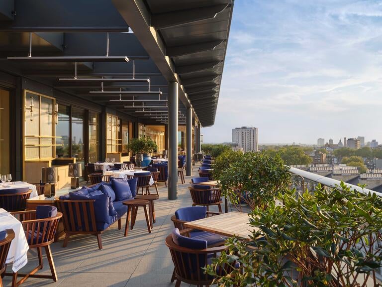 Terrace at Brooklands in London.