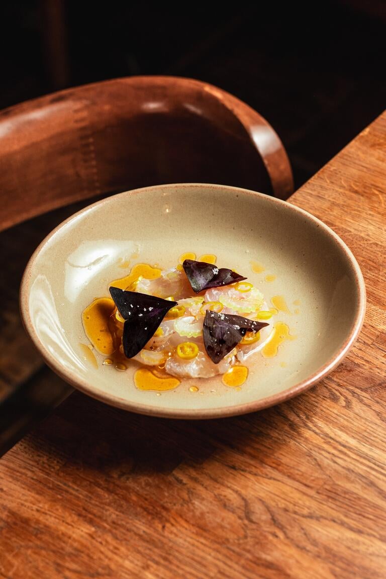 Cured hake at 10 Tib Lane in Manchester.
