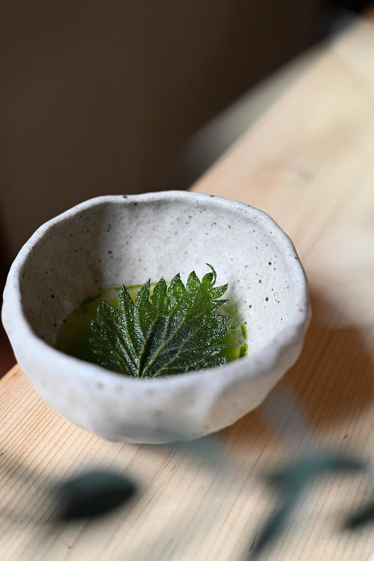 A small nettle dish at Nettle in London.