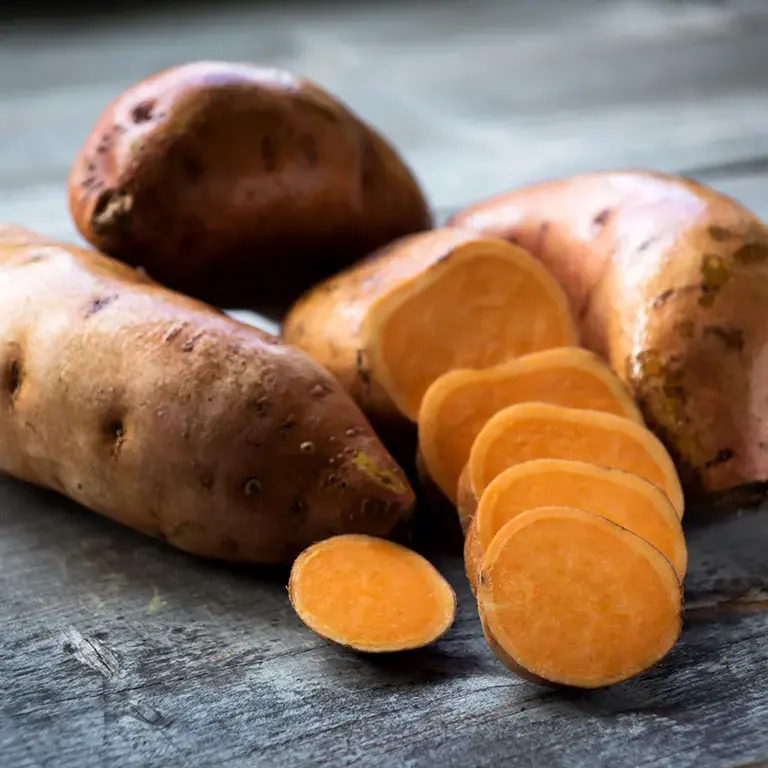 Sweet potatoes.