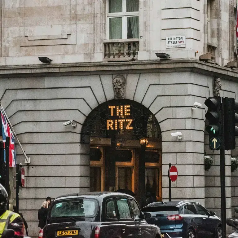 The exterior of The Ritz on Piccadilly.