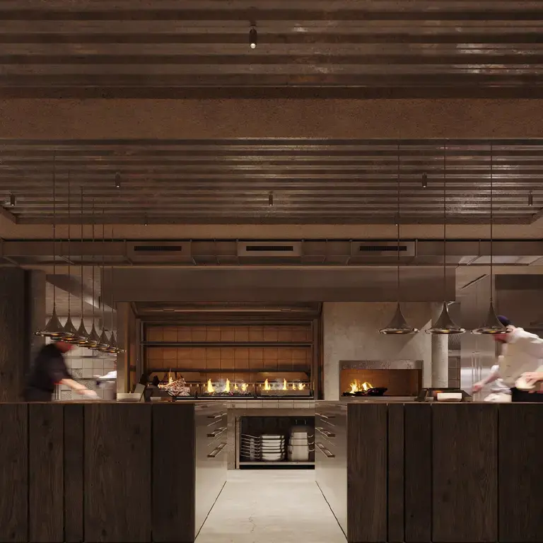 Render of Alta restaurant in London.