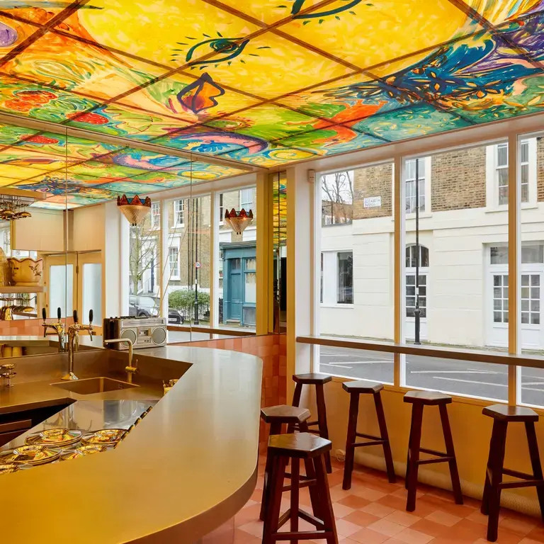 Interior of The Dreamery in De Beauvoir Town.