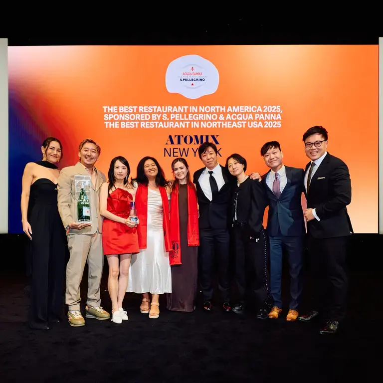 Atomix team at North America's 50 Best Restaurants 2025.