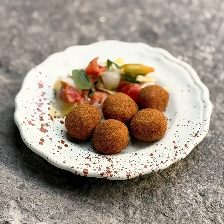 Sunday fried meatballs.