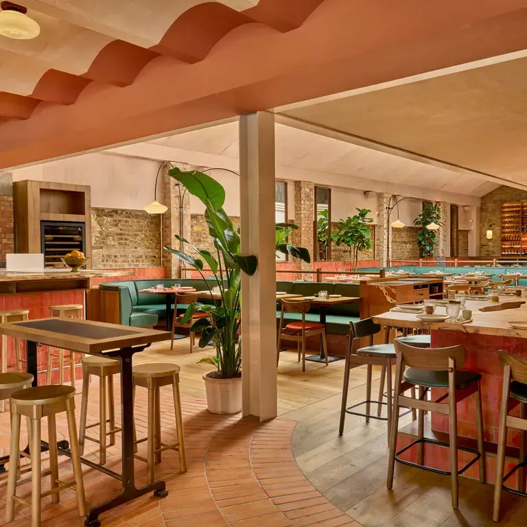 The dining room at Legado.