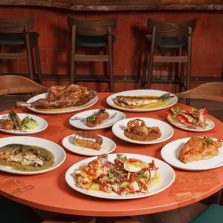 Dishes at Legado in London.