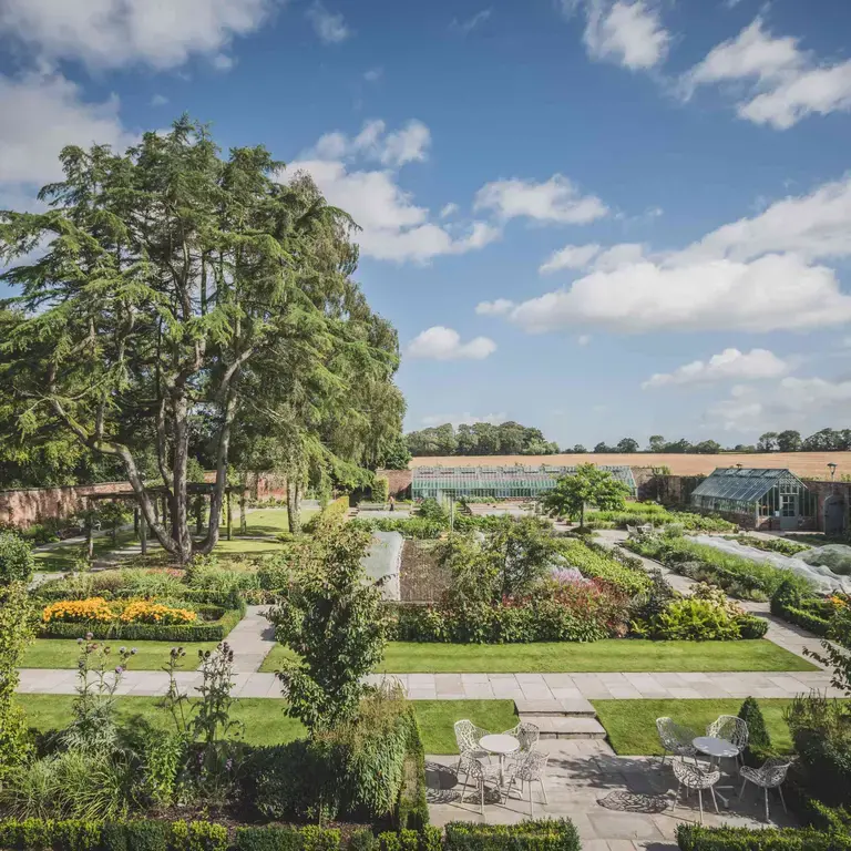 The gardens at Moor Hall.