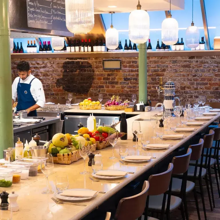 The counter at Sabor.