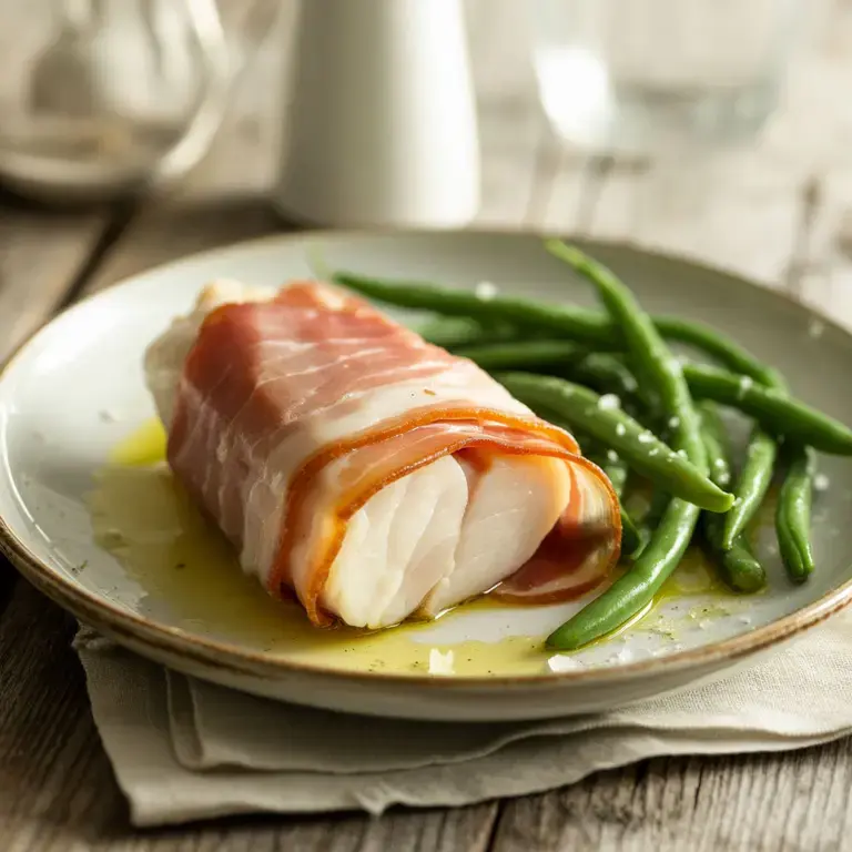 cod wrapped in parma ham - Fine Dining Lovers