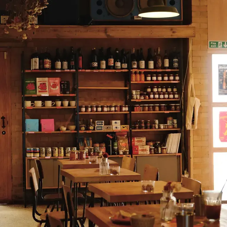 Interior of Forno bakery.
